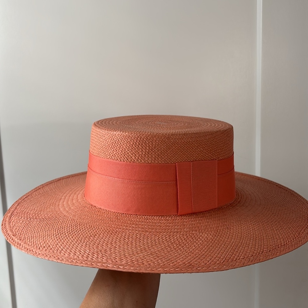 New Artesano Boater Hat size M /56 cm